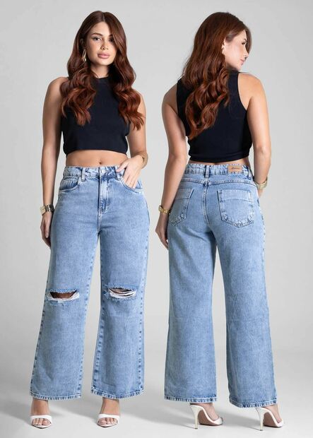 Cal?a Jeans Sawary Wide Leg Cropped - 282429