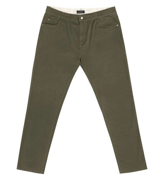 Image_Calça Masculina Plus Size Em Sarja Diametro Verde