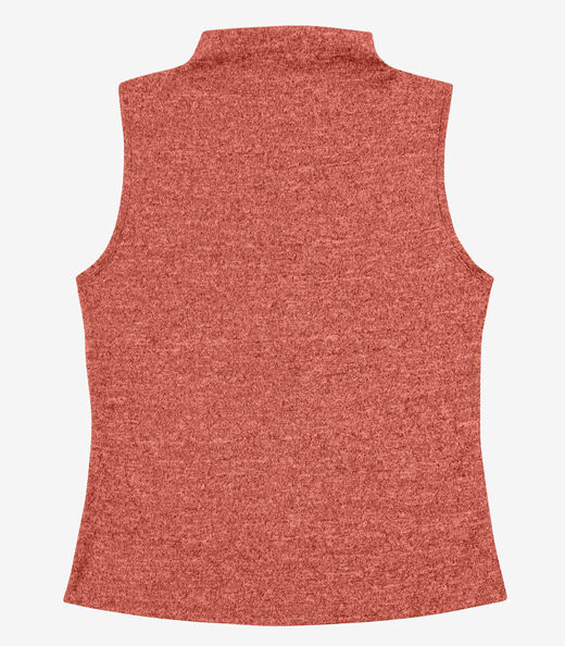 Regata Feminina com Gola Infinita Cor Laranja