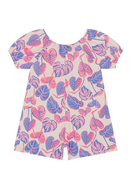 Macaquinho Estampado para Menina Quimby