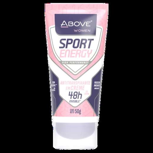 Desodorante Bisnaga Above 50g Sport Energy Women