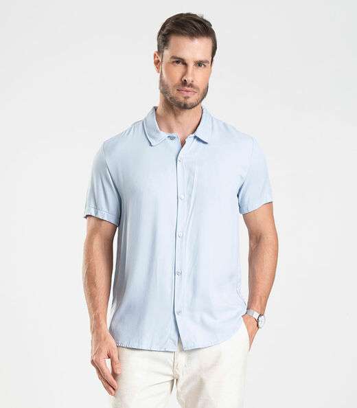 Image_Camisa em Viscolinho Desert Masculina Diametro Azul