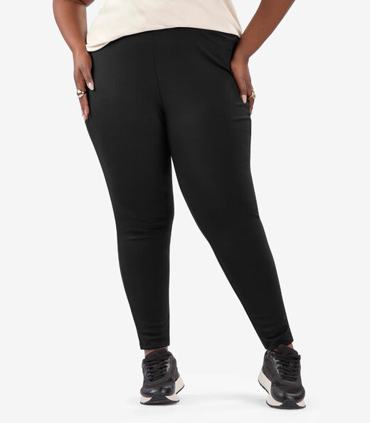 Legging Feminina Plus Size Secret Glam Preto