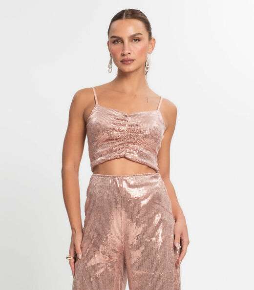 Image_Top Cropped Em Paetê Endless Unica