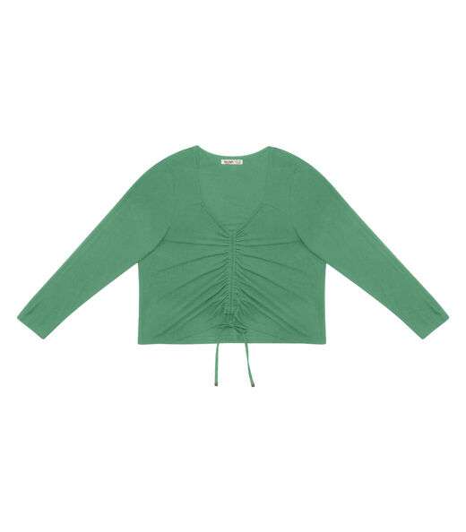 Blusa Feminina Manga Longa Em Viscose Secret Glam Verde