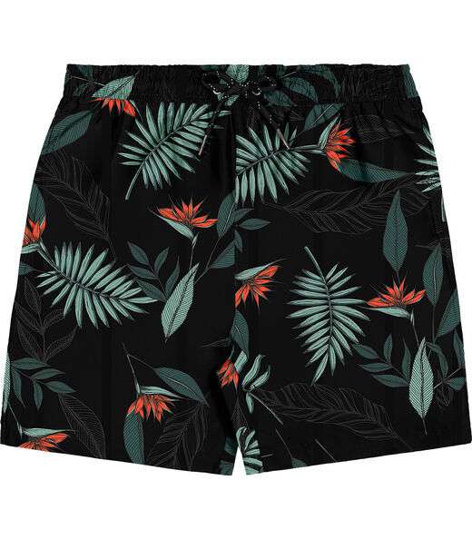 Bermuda Masculina Microfibra Estampada Rovitex Preto