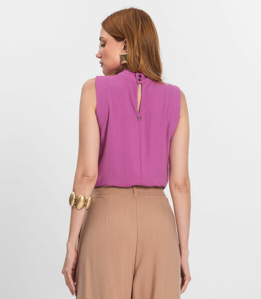 Regata Feminina Gola Alta Endless Rosa