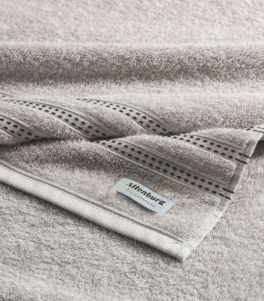 Toalha De Rosto Sense Fio Penteado Altenburg Cinza