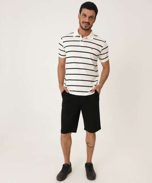 Bermuda Masculina Sarja Chino Bolsos MR