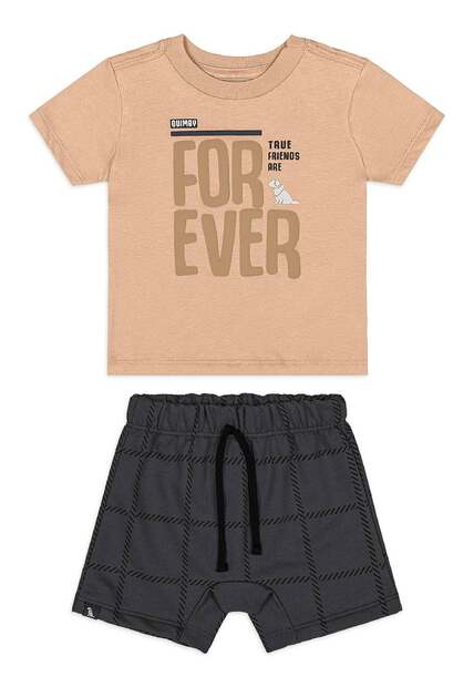 Conjunto Forever Camiseta Bermuda Quimby