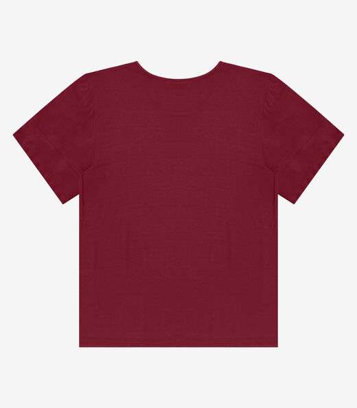 Blusa Plus Size Infinita Cor Rovitex Vermelho