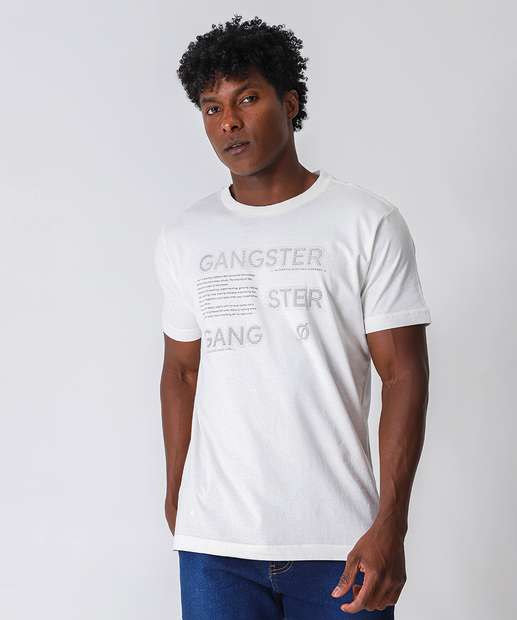 Image_Camiseta Masculina Estampa Frontal Gangster Off White