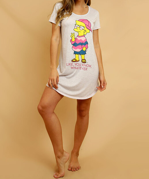 Camisola Feminina Estampada Simpsons