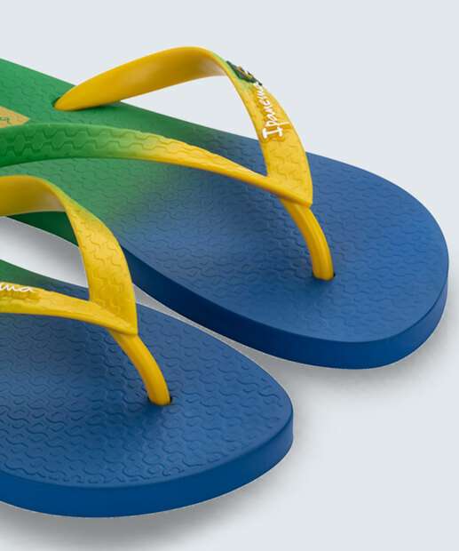 Chinelo Ipanema Feminino Brasil Print