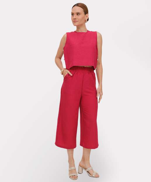 Image_Calça Pantacourt Feminina Marisa Rosa