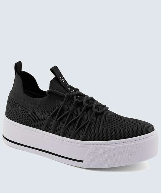 Tênis Feminino Knit Flatform Ramarim 