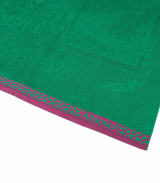 Toalha de Praia Jaquard Fio Penteado Atlântica Verde