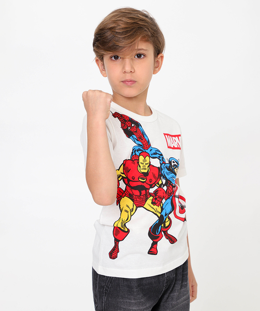 Image_Camiseta Infantil Vingadores Marvel Tam 4 a 10 Off White