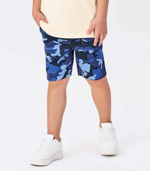 Conjunto Infantil Camiseta Com Bermuda Trick Nick Bege