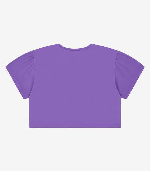 Blusa Feminina Tecido em Viscose Infinita Cor Roxo