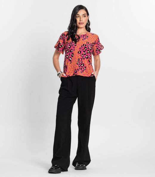 Blusa Feminina Liganete Infinita Cor Rosa