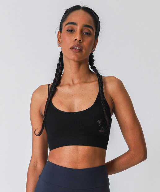 Image_Top Fitness Alças Duplas Sem Costura Marisa Preto