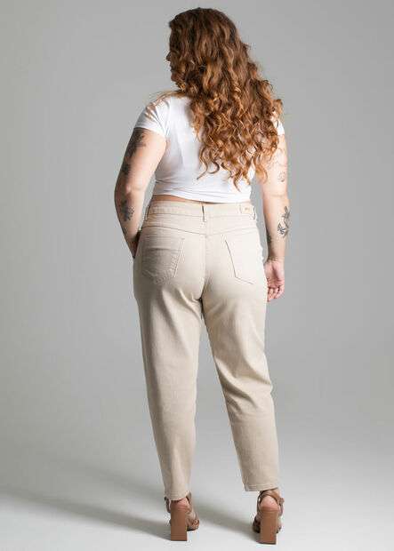 Calça Sarja Sawary Plus Size Mom -277661