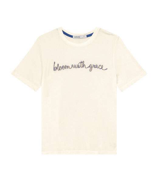 Camiseta De Visco Tricot Feminina Endless Bege