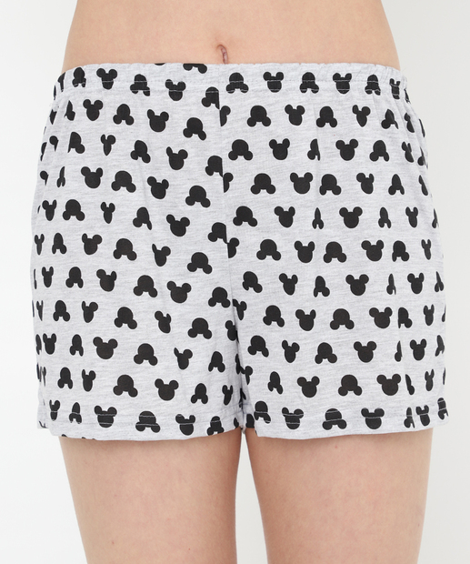 Pijama Feminino Estampa Mickey Disney Vermelho