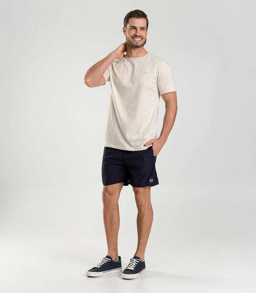 Bermuda Masculina Lisa De Microfibra Long Bong Azul