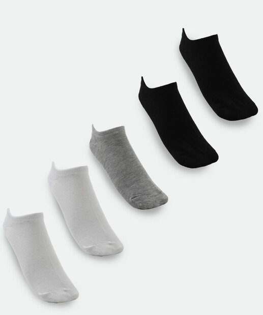 Image_Kit 5 Pares Meias Invisíveis Feminina Marisa Branco