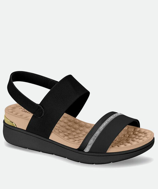 Sandália Feminina Flatform Tiras Modare 