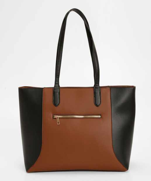 Bolsa De Ombro Tote Feminina Marisa Bege