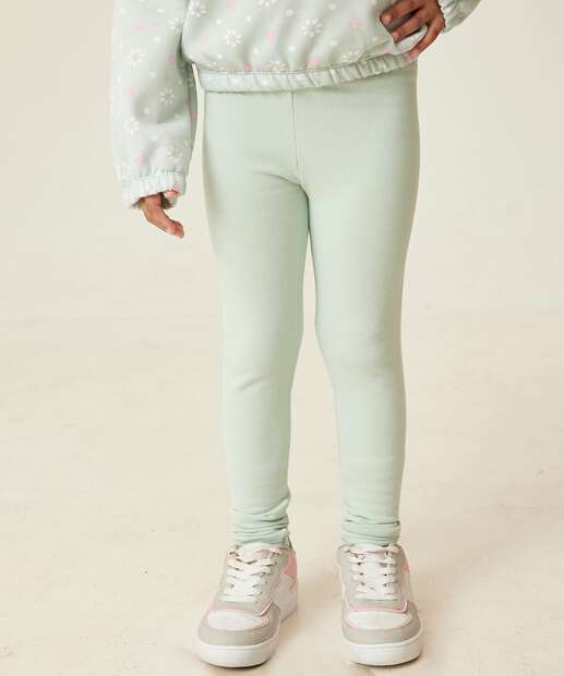 Calça Infantil Legging Molecotton Tam 4 a 10