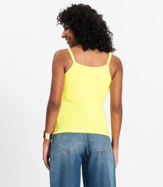 Blusa Feminina De Alça Select Amarelo