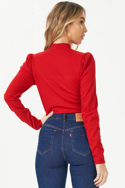 Regata Básica Infantil Feminina Rovitex Kids Vermelho