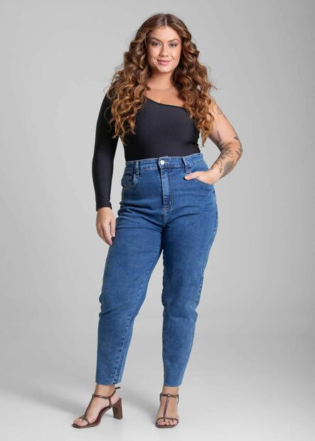 Calça Jeans Sawary Plus Size Mom - 282086