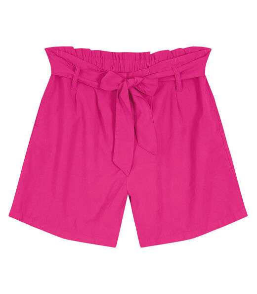 Shorts Feminino Em Sarja Endless Rosa