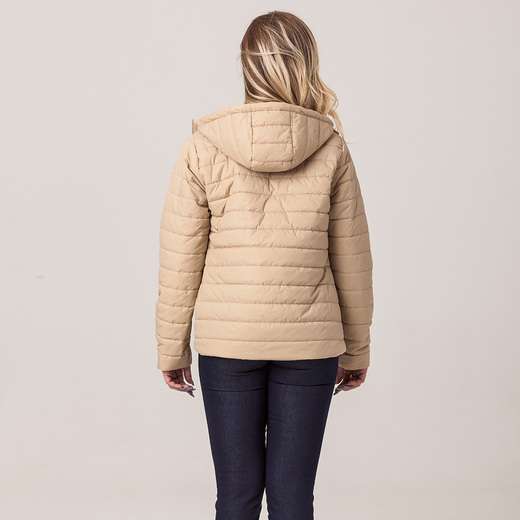 Jaqueta Puffer Feminina com Capuz Zune