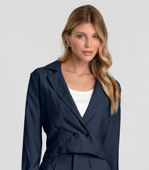 Image_Blazer Feminino Cropped Alfaiataria Dianna Azul