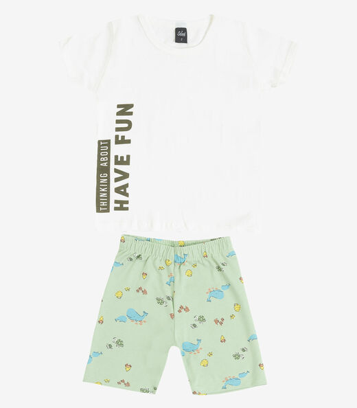 Conjunto Infantil Menino Select Verde