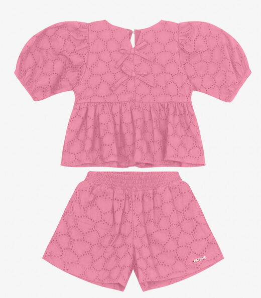 Image_Conjunto Bata com Short em viscose KhyarTrick Nick Rosa