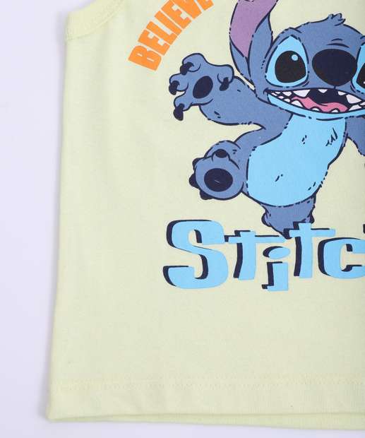 Regata Infantil Stitch Tam 1 a 3 Verde