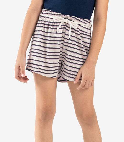 Conjunto Infantil Blusa Com Shorts Rovi Kids Azul