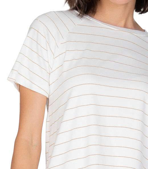 Blusa Feminina Estampada Rovitex Bege