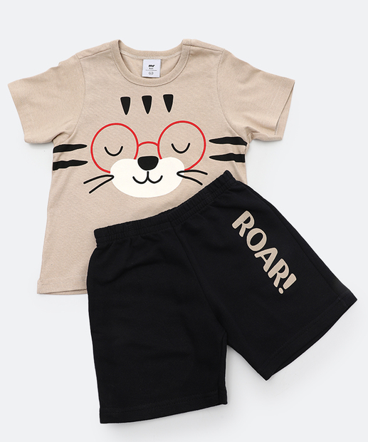 Image_Conjunto Infantil Ursinho MR Tam 1 a 3 Bege