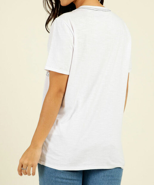 Blusa Feminina Mickey Manga Curta Disney