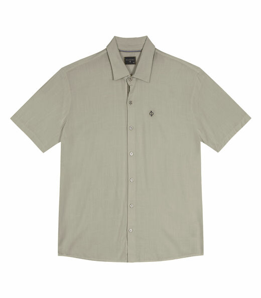 Camisa Masculina Em Viscose Slub Diametro Verde