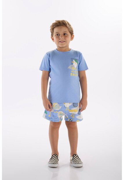 Image_Conjunto Menino Camiseta e Short Três e Já