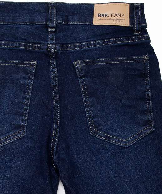 Bermuda Juvenil Jeans Bolsos Tam 10 a 16
